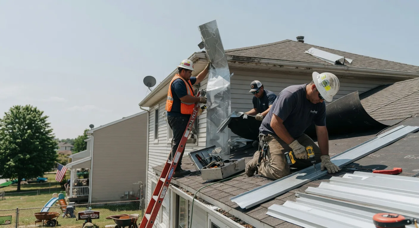 Metal Roof Repair in Sipesville, PA